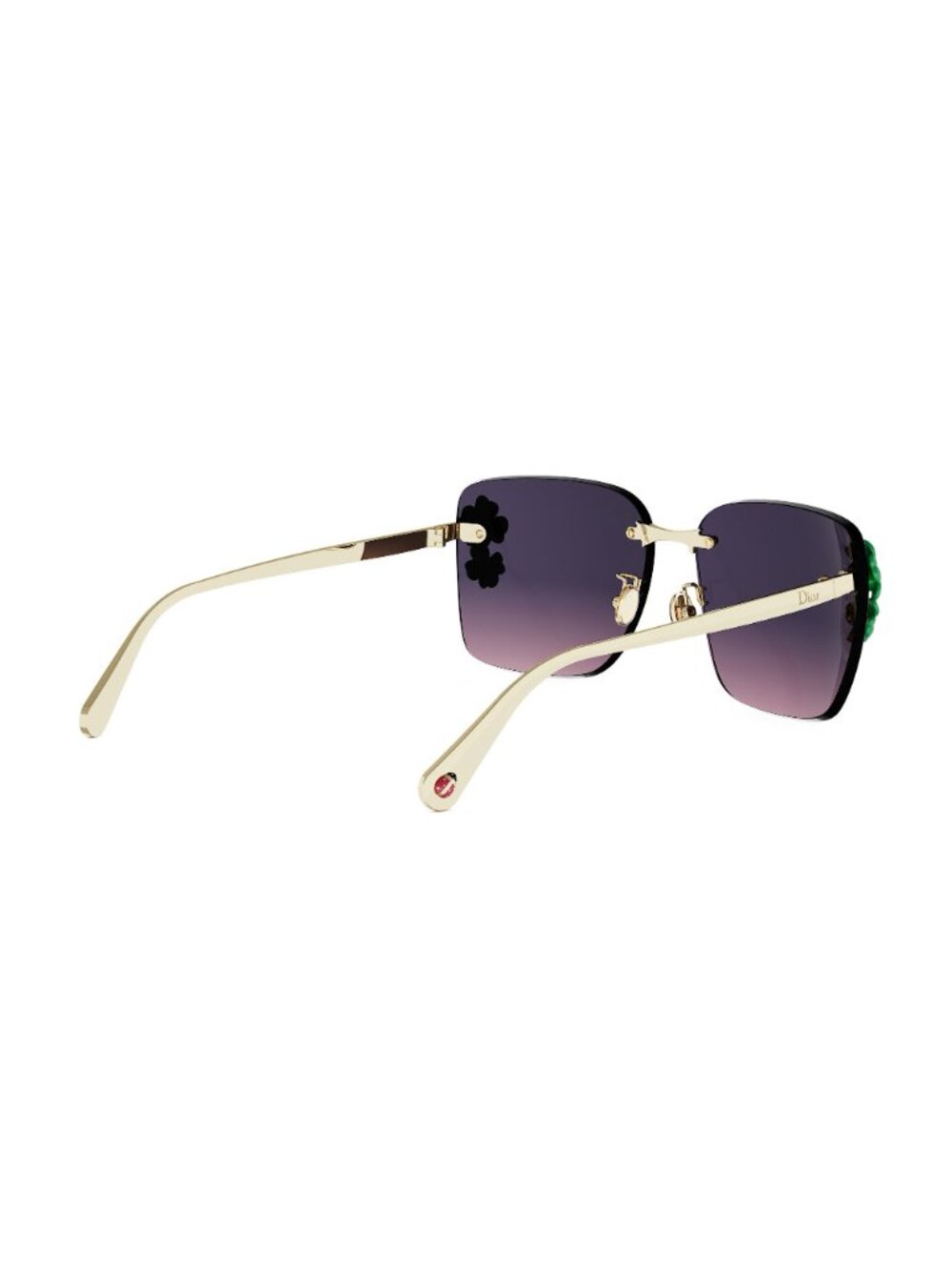 New DIOR Women's Sunglasses Metal Frame CLOVER S2U CD40249U B0G2 10T 62 gold - Picture 5 of 8